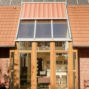 große Fensterfronten